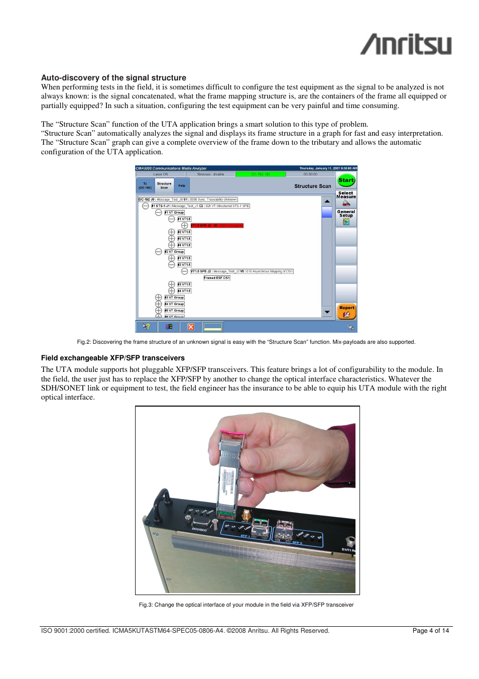 Anritsu CMA 5000 - UTA User Manual | Page 4 / 14