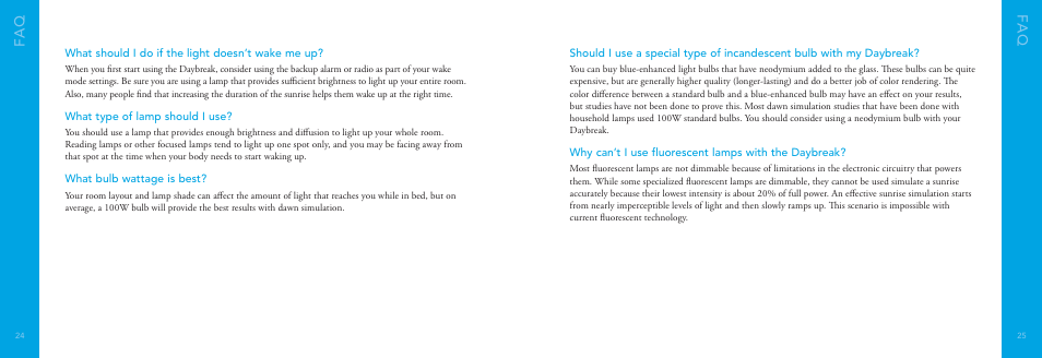 Fa q | Philips DayBreak Duo HF3445 User Manual | Page 13 / 14