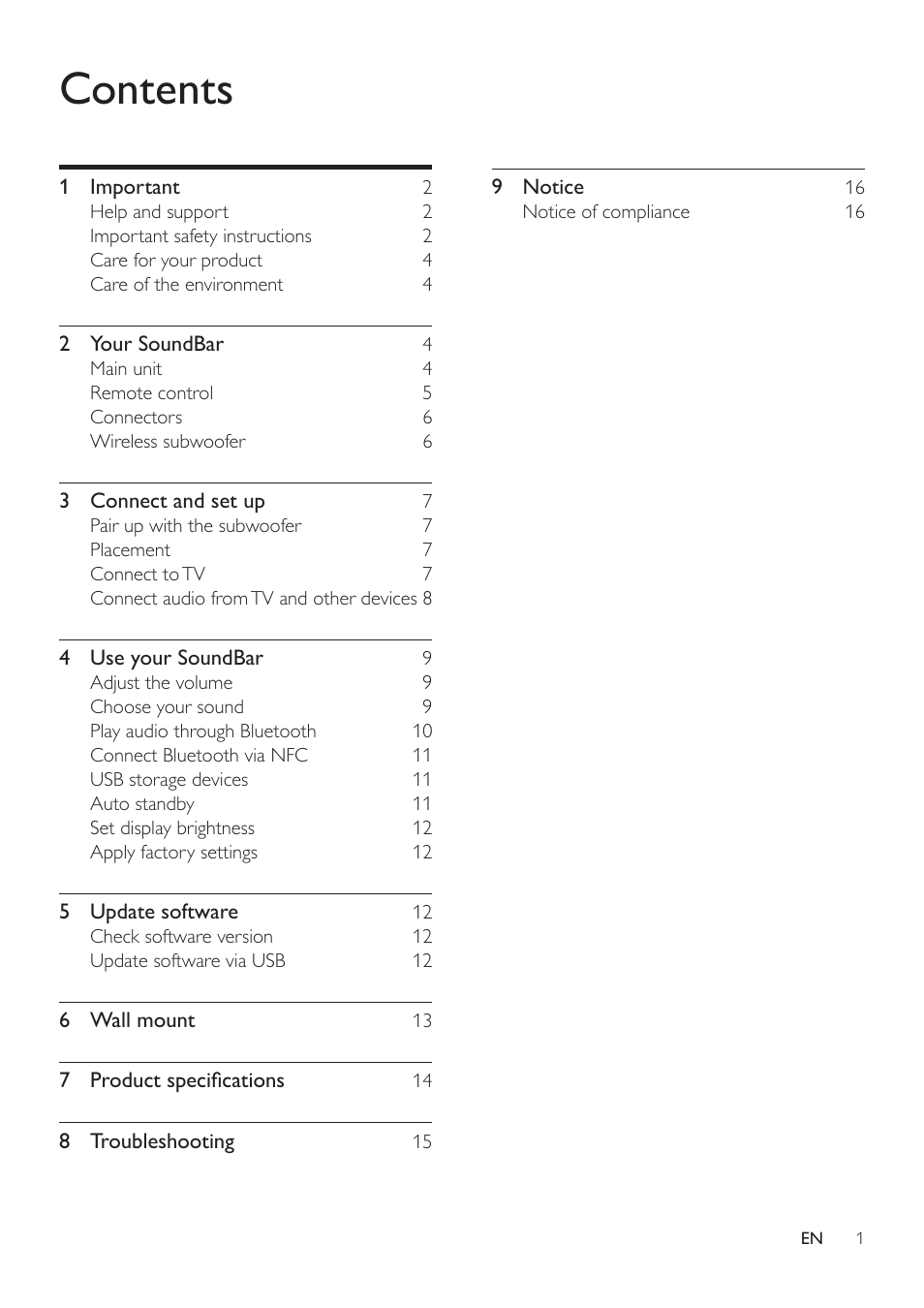 Philips HTL3110B-F7 User Manual | Page 3 / 22