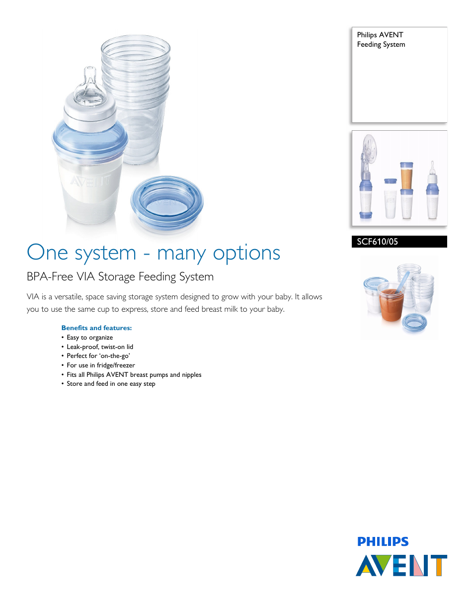 Philips SCF610-05 User Manual | 2 pages