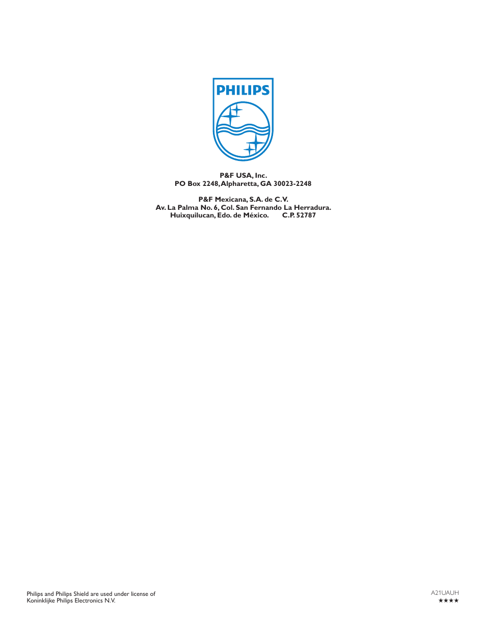 Philips 50PFL3707-F7 User Manual | Page 38 / 38
