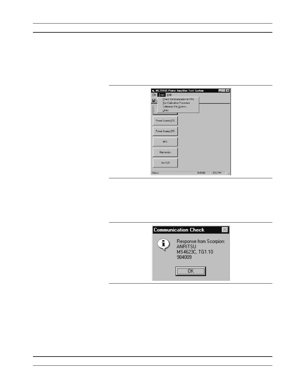 Tools 3-7, Help -6, Operations, general collateral functions | Anritsu ME7840A User Manual | Page 41 / 126