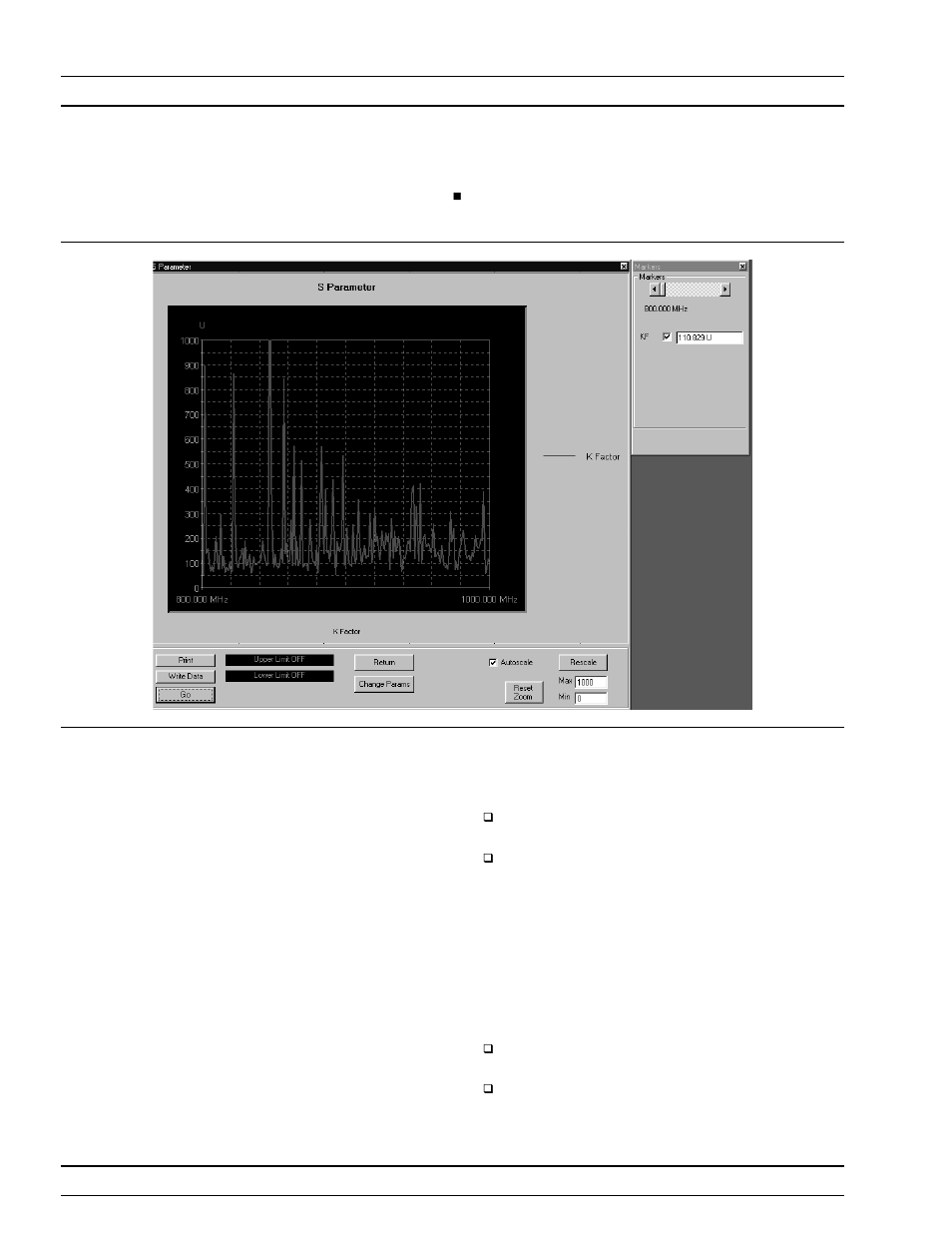 S-parameter test: k factor -7, S-parameter test: k factor operations, measurement | Anritsu ME7840A User Manual | Page 69 / 126