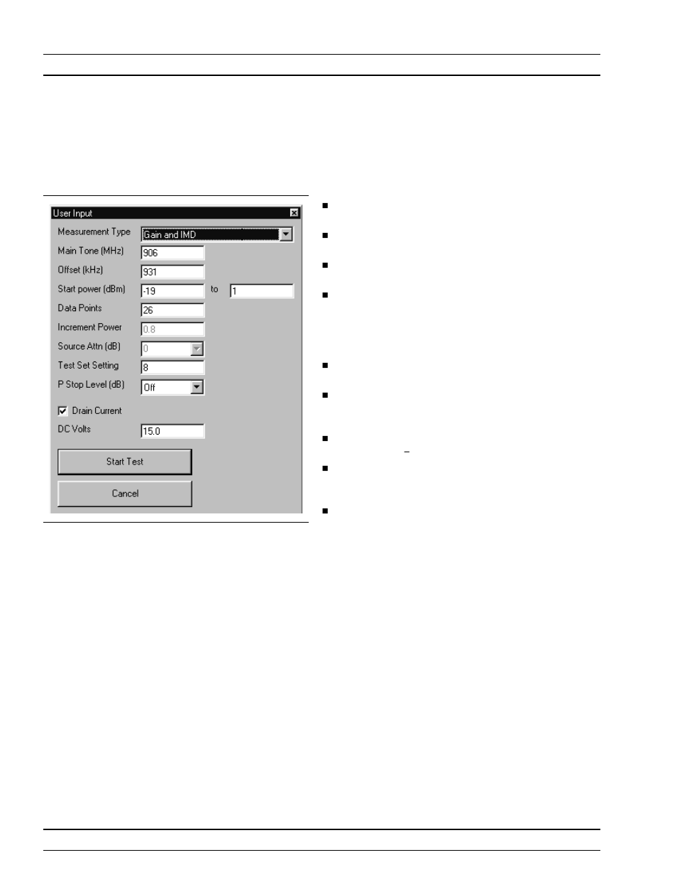 Gain and imd power sweep 5-18, Power sweep, two tone operations, measurement | Anritsu ME7840A User Manual | Page 79 / 126