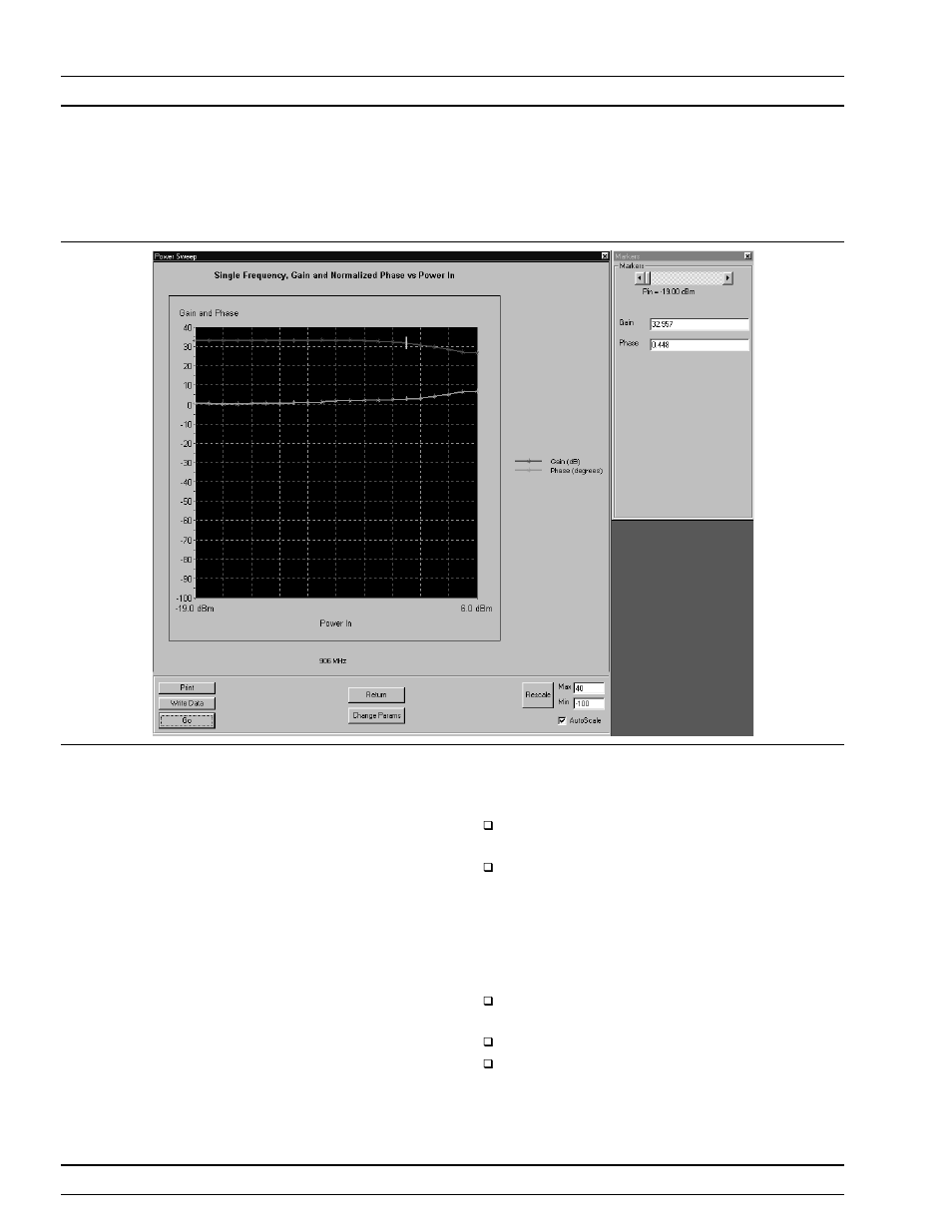 Power sweep, one tone operations, measurement | Anritsu ME7840A User Manual | Page 85 / 126