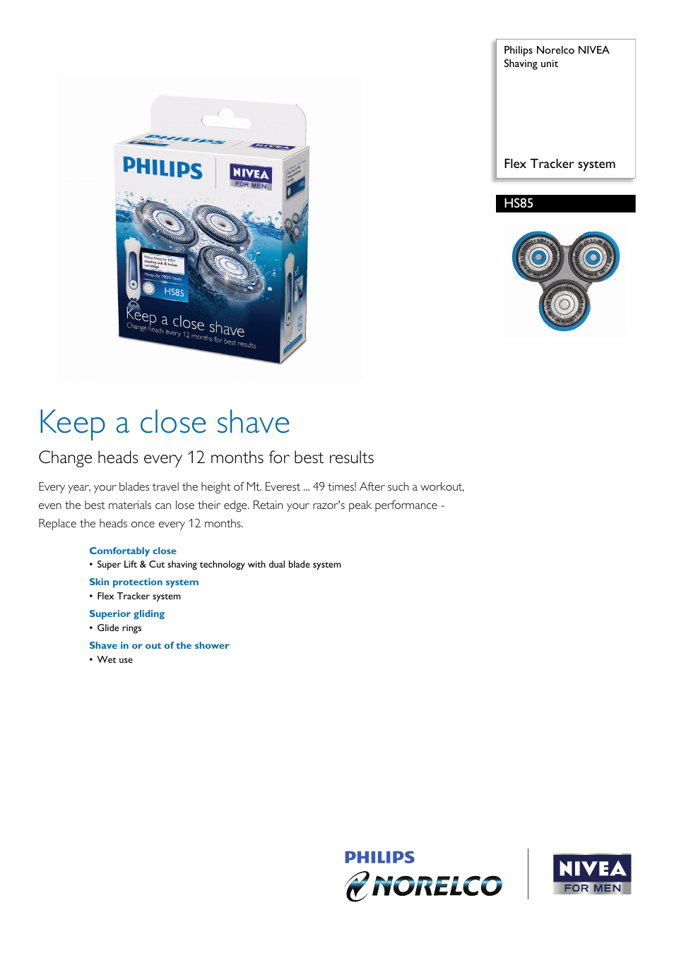 Philips HS85-41 User Manual | 2 pages