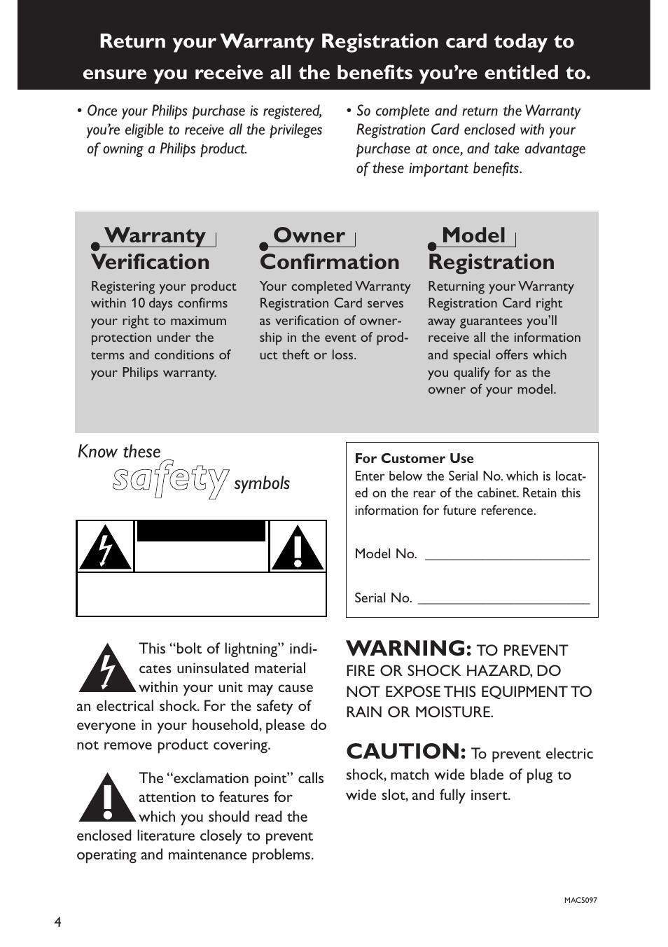 Ssa affe etty y | Philips FW-C777-37 User Manual | Page 4 / 28