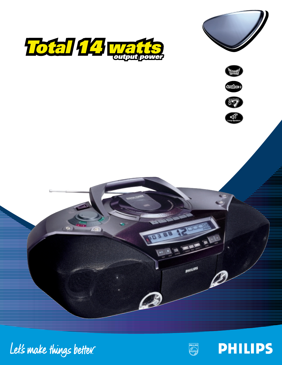 Philips AZ2035 User Manual | 2 pages