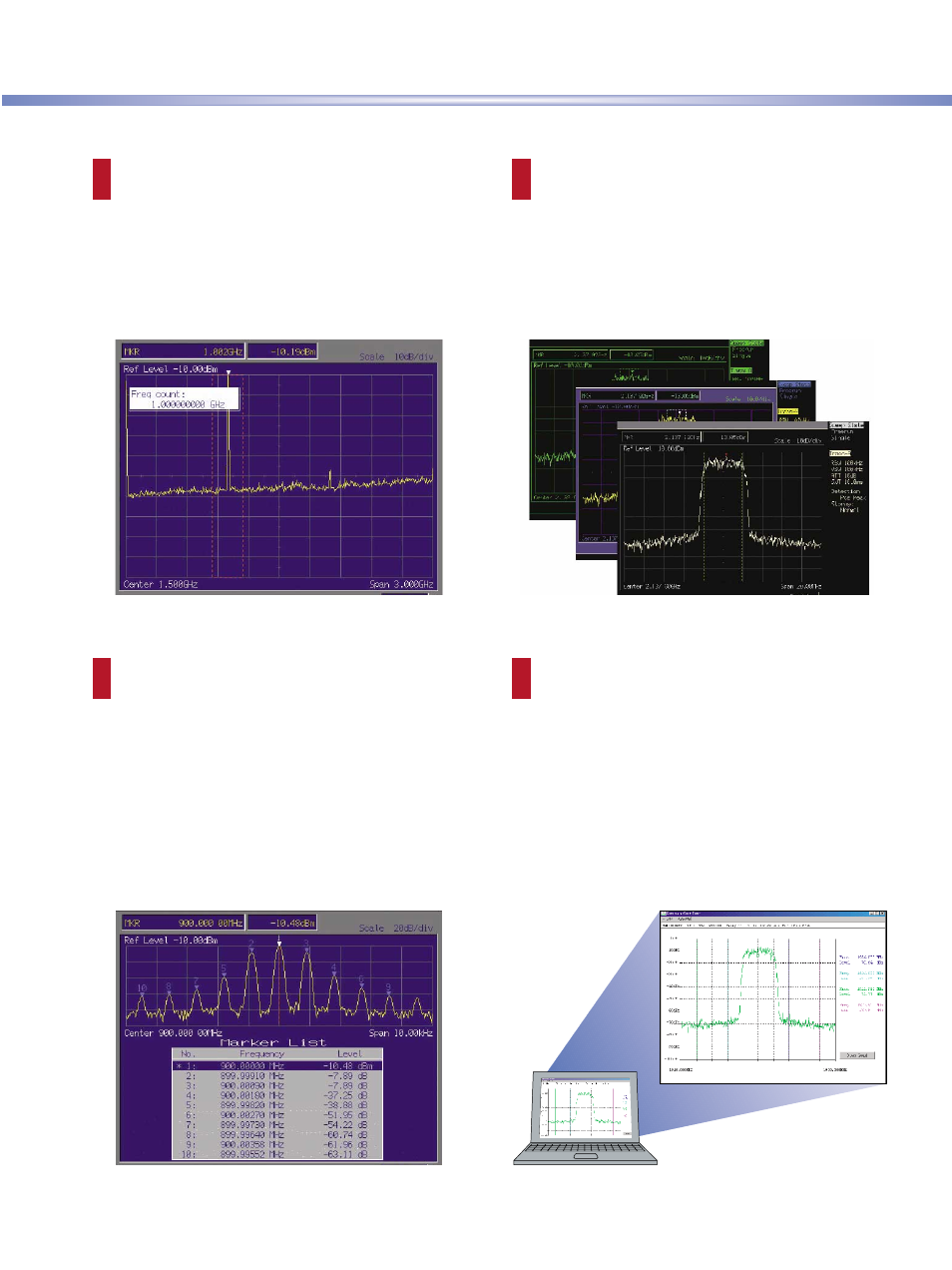 Convenient and easy-to-use functions | Anritsu MS2687B User Manual | Page 9 / 20