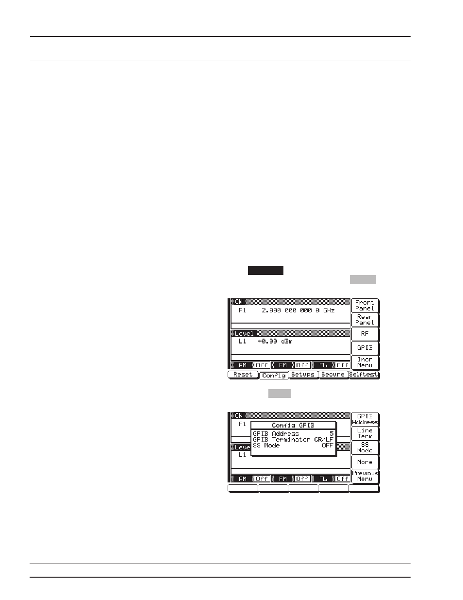 Local (front leveling panel) operation operations | Anritsu 681XXC User Manual | Page 101 / 241