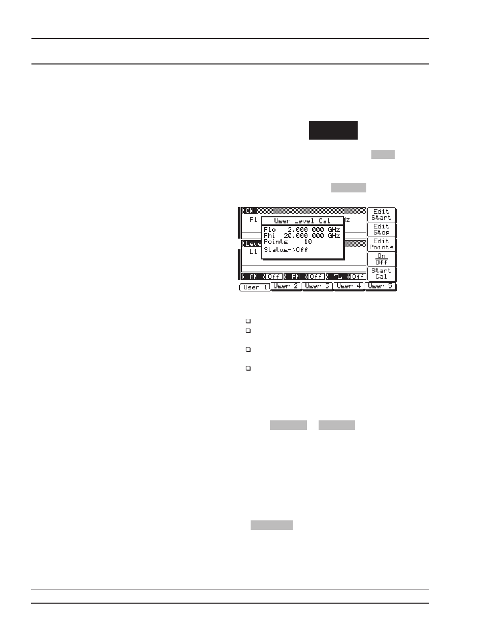 Local (front leveling panel) operation operations | Anritsu 681XXC User Manual | Page 103 / 241