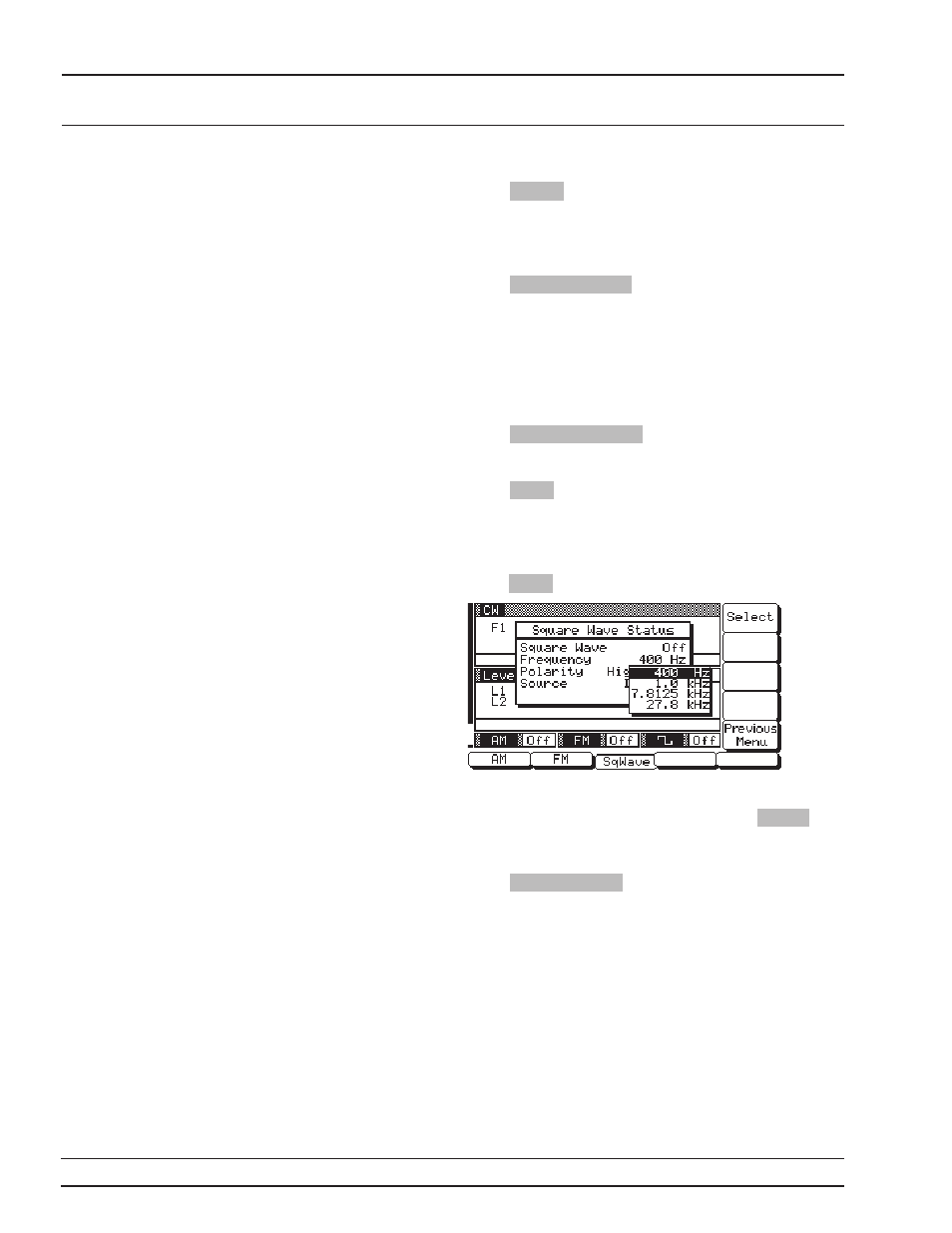 Local (front signal panel) operation modulation | Anritsu 681XXC User Manual | Page 111 / 241
