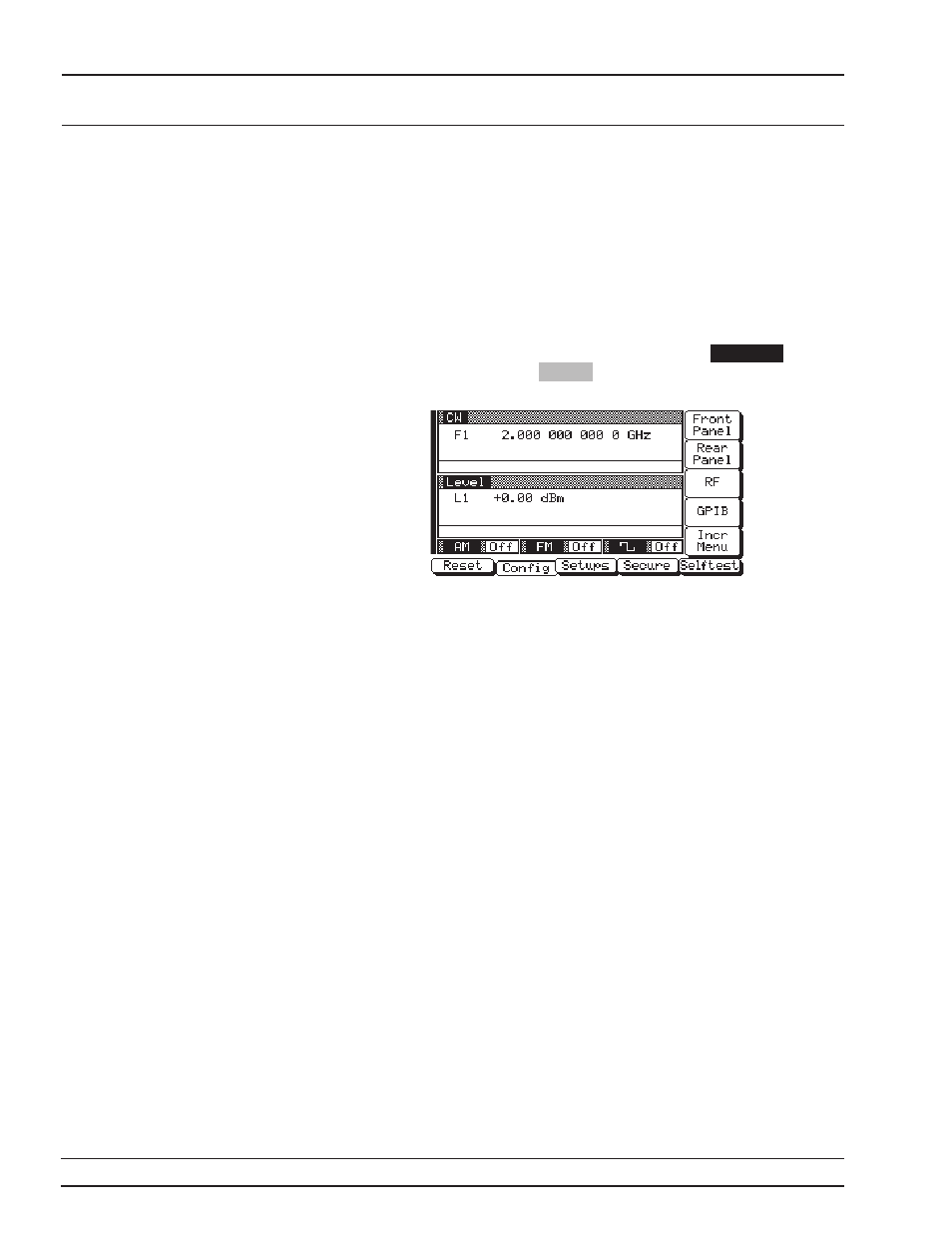 13 system configuration 3-80, System configuration -80, Local (front system panel) operation configuration | Anritsu 681XXC User Manual | Page 113 / 241