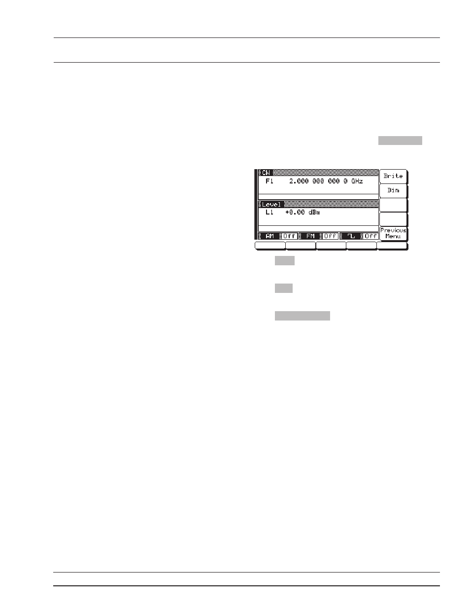 Configuring the front panel 3-81, Frequency scaling, 3-81, Configuring the front panel, 3-81 | Configuring the front panel -81, Local (front system panel) operation configuration | Anritsu 681XXC User Manual | Page 114 / 241
