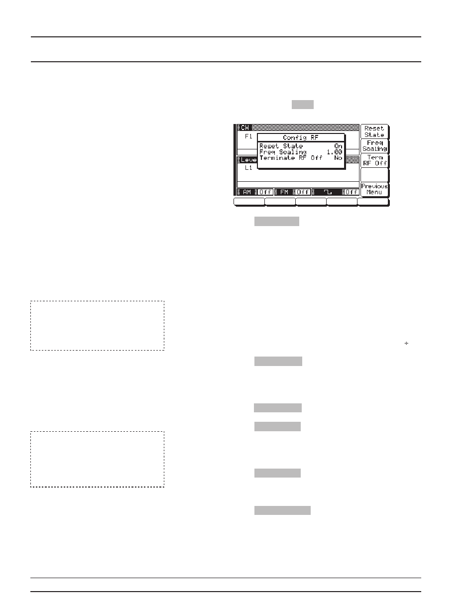 Local (front system panel) operation configuration | Anritsu 681XXC User Manual | Page 117 / 241