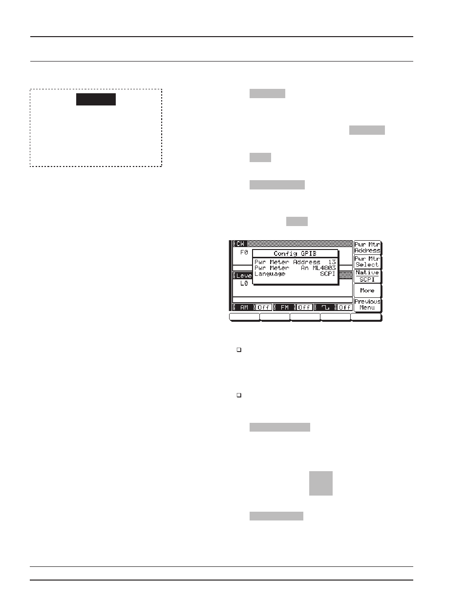 Local (front system panel) operation configuration | Anritsu 681XXC User Manual | Page 119 / 241