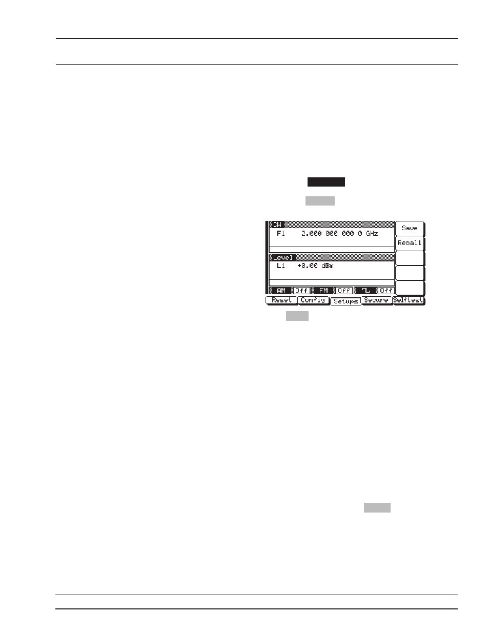14 saving/recalling instrument setups 3-89, Saving setups 3-89, Recalling setups 3-89 | Saving/recalling instrument setups, 3-89, Saving/recalling instrument setups . 3-89, Saving setups -89 recalling setups -89 | Anritsu 681XXC User Manual | Page 122 / 241