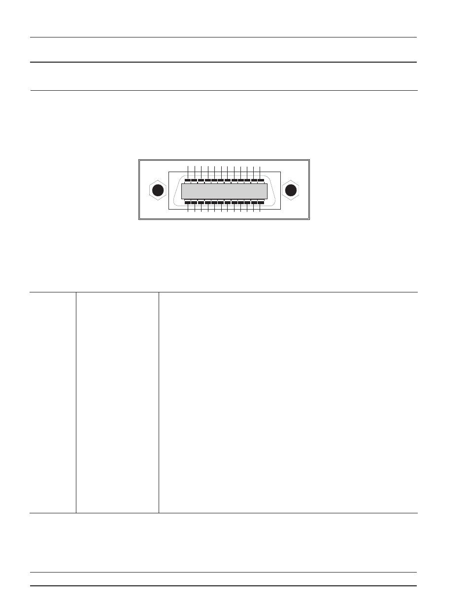 Rear panel connector connectors pinout diagrams, A-6 681xxc om | Anritsu 681XXC User Manual | Page 229 / 241