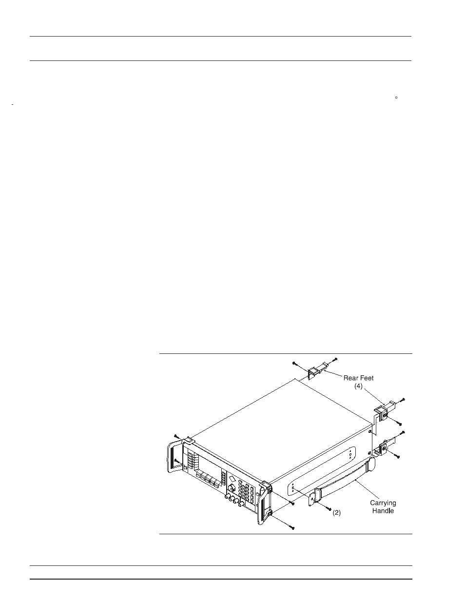 5 rack mounting kit installation 2-10, Preliminary 2-10, Procedure 2-10 | Rack mounting kit installation -10, Preliminary -10 procedure -10, Rack mounting kit installation installation | Anritsu 681XXC User Manual | Page 29 / 241