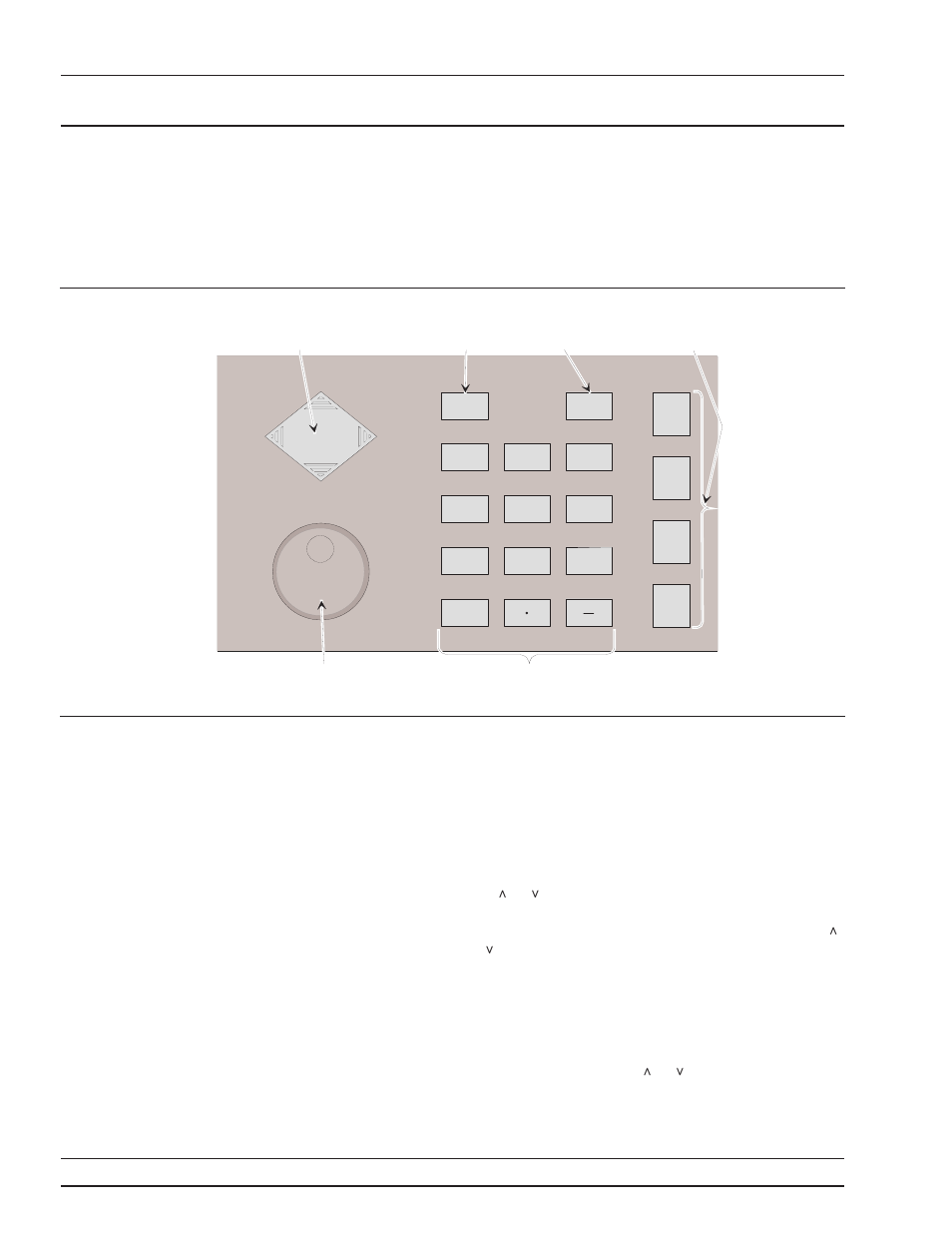 4 data entry area 3-12, Description, 3-12, Data entry area -12 | Local (front data entry panel) operation area | Anritsu 681XXC User Manual | Page 45 / 241