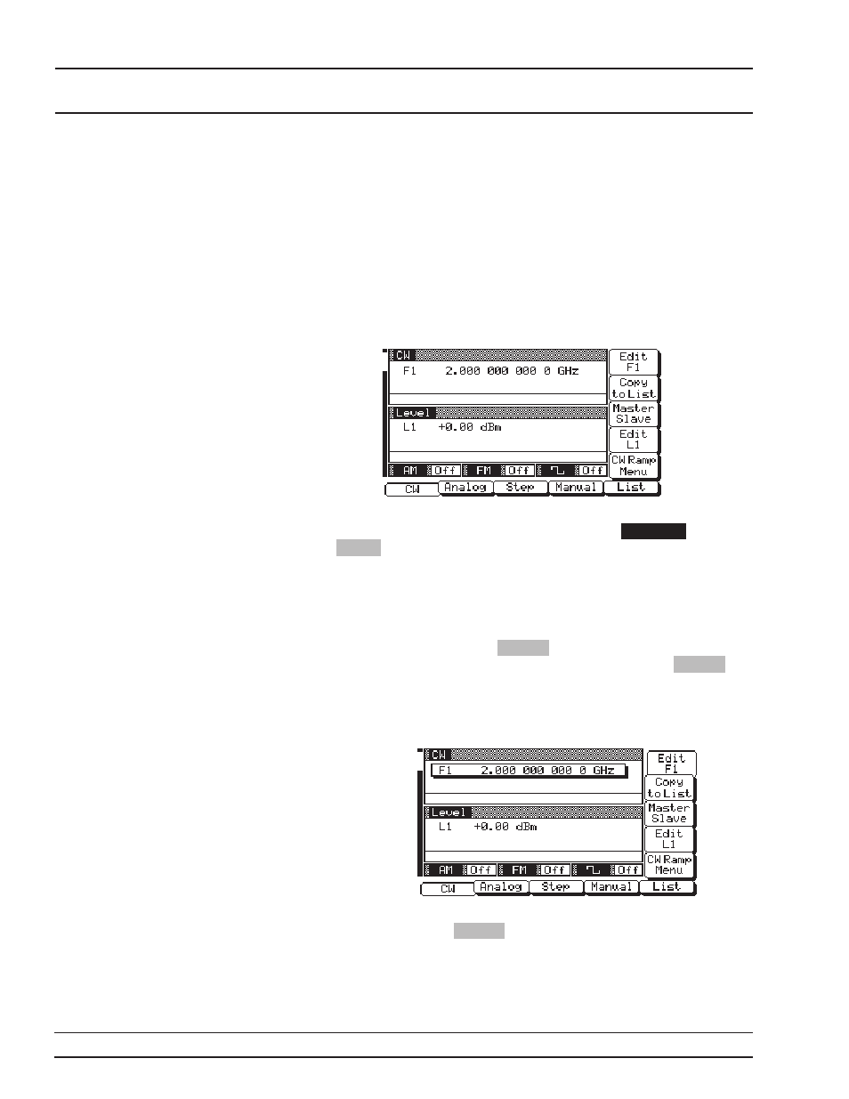 Local (front entering panel) operation data | Anritsu 681XXC User Manual | Page 51 / 241