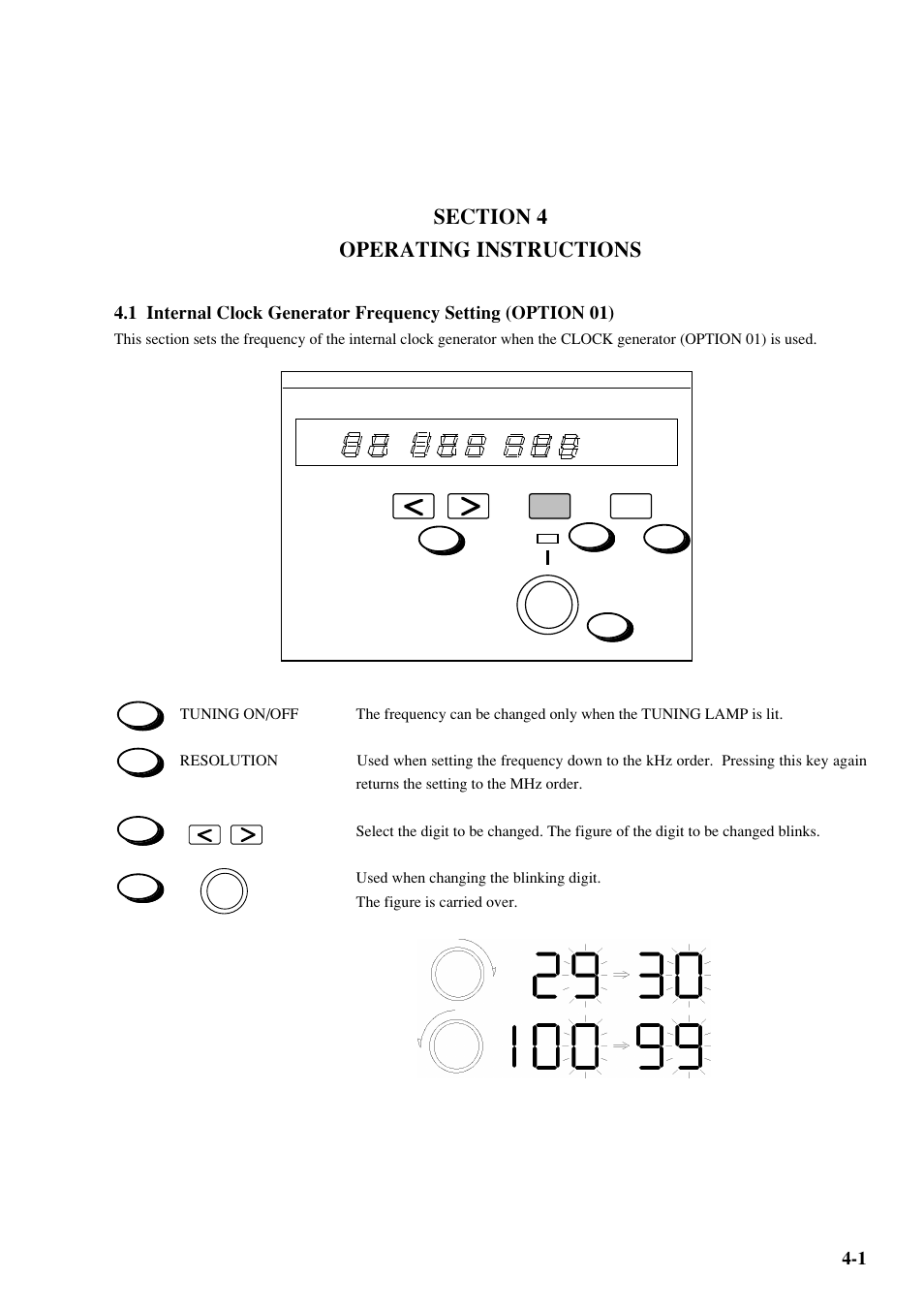 Section 4 operating instructions | Anritsu MP1763C User Manual | Page 35 / 78