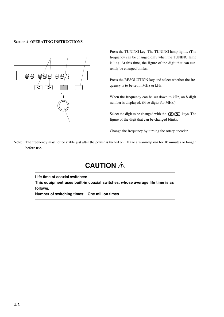 Caution | Anritsu MP1763C User Manual | Page 36 / 78