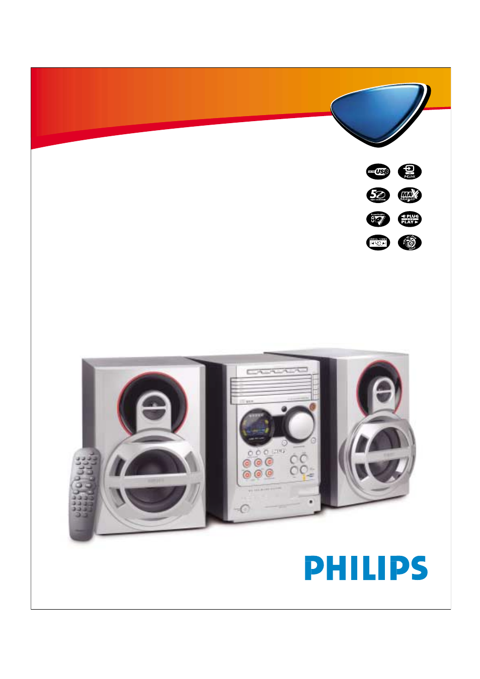 Philips Micro Hi-Fi System MC-500 MP3 User Manual | 2 pages