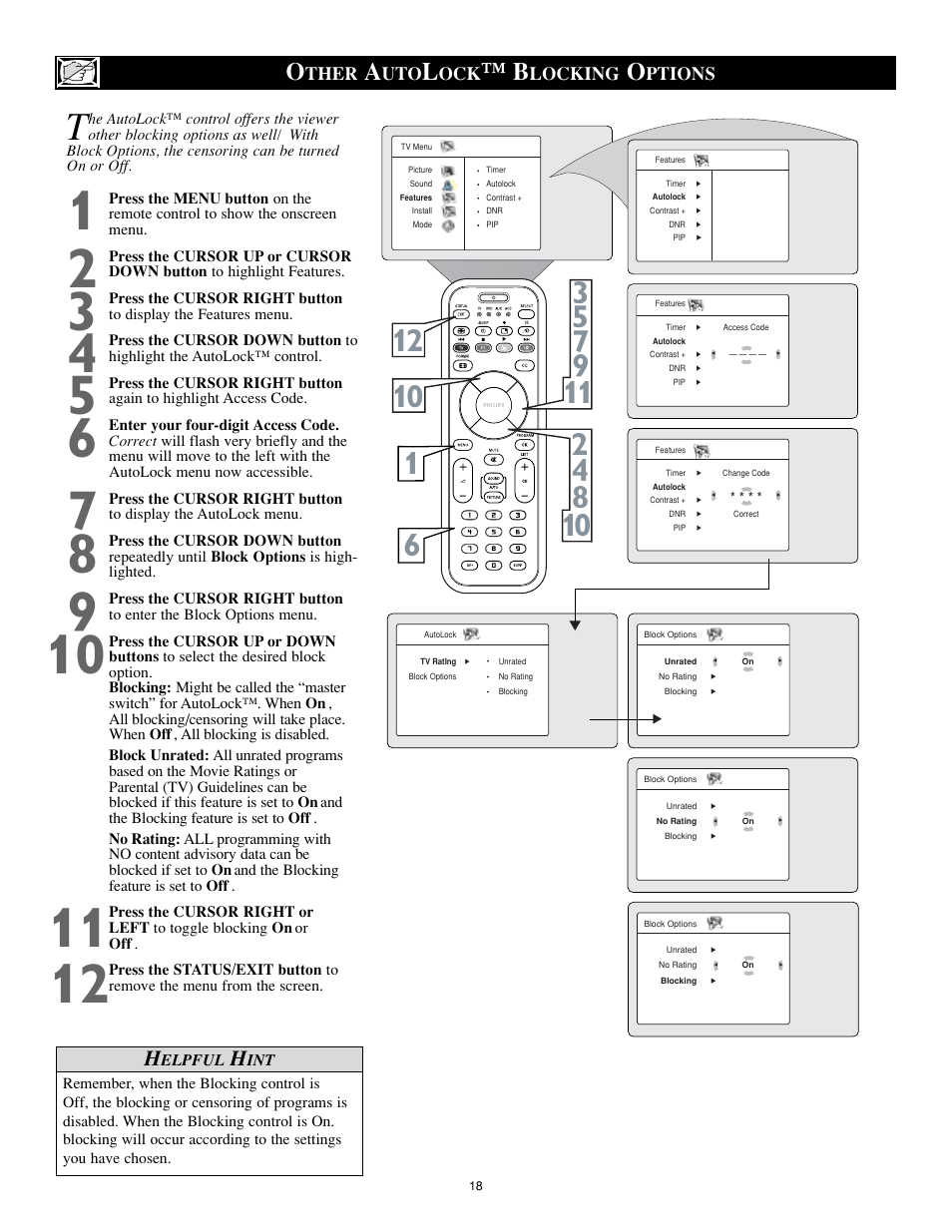 Philips 26PF9966-37 User Manual | Page 18 / 47