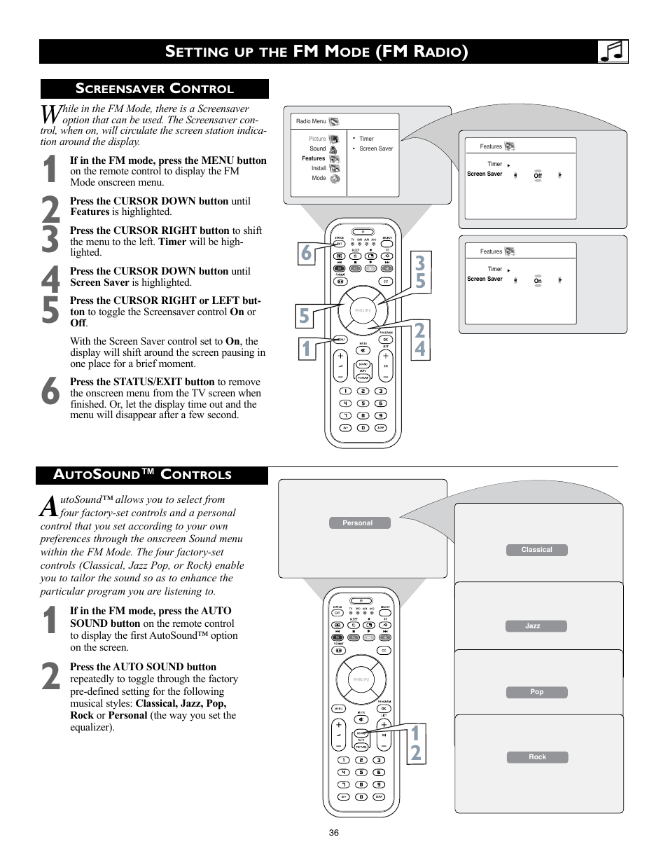 Fm m, Fm r | Philips 26PF9966-37 User Manual | Page 36 / 47