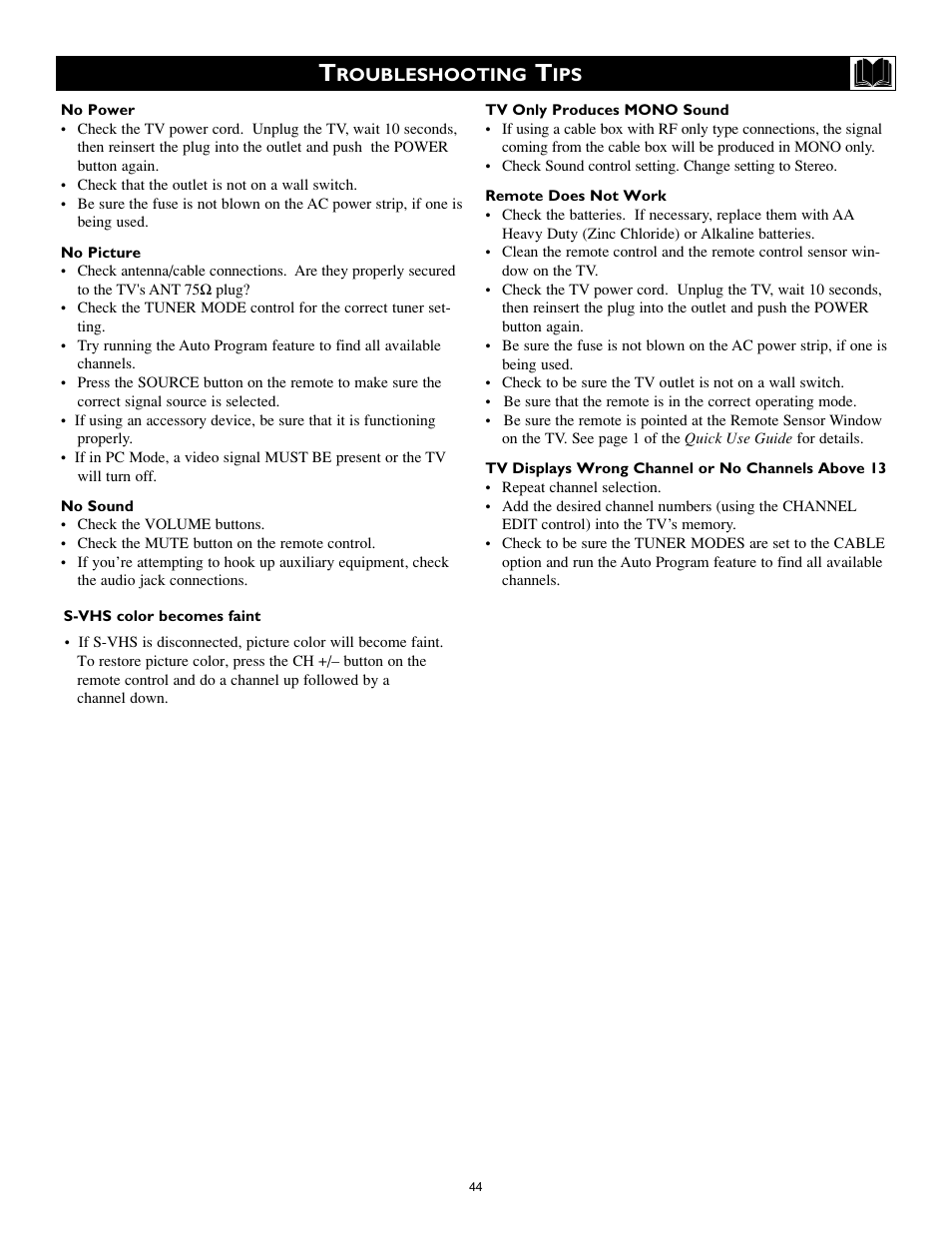 Philips 26PF9966-37 User Manual | Page 44 / 47