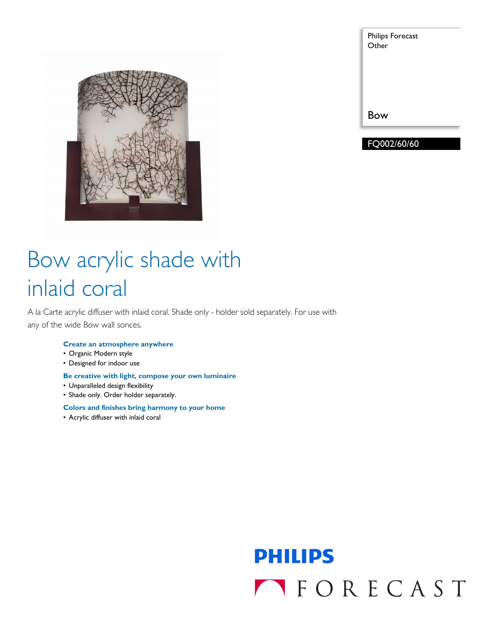 Philips FQ0026060 User Manual | 2 pages
