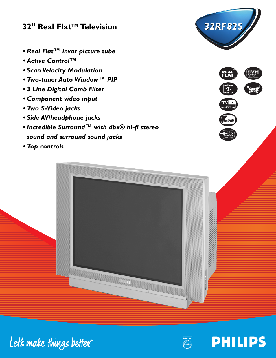 Philips 32RF82S User Manual | 2 pages