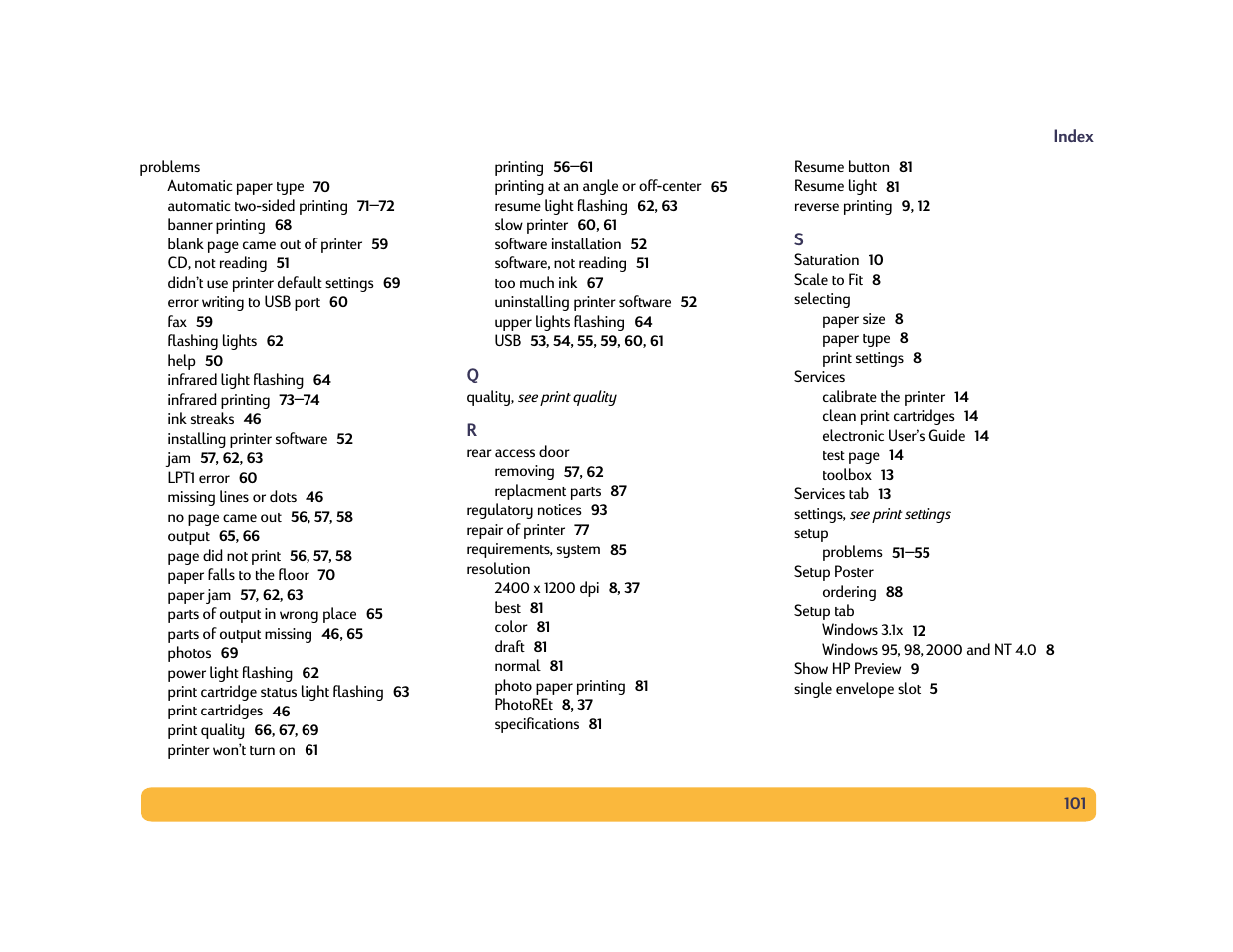 Philips PORTABLE RADIO CASS REC + CD User Manual | Page 101 / 102