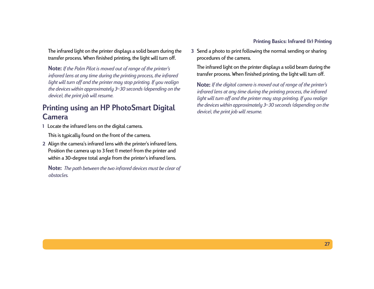 Printing using an hp photosmart digital camera | Philips PORTABLE RADIO CASS REC + CD User Manual | Page 27 / 102