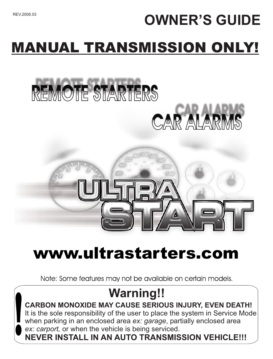 Ultra Start 1271M User Manual | 20 pages