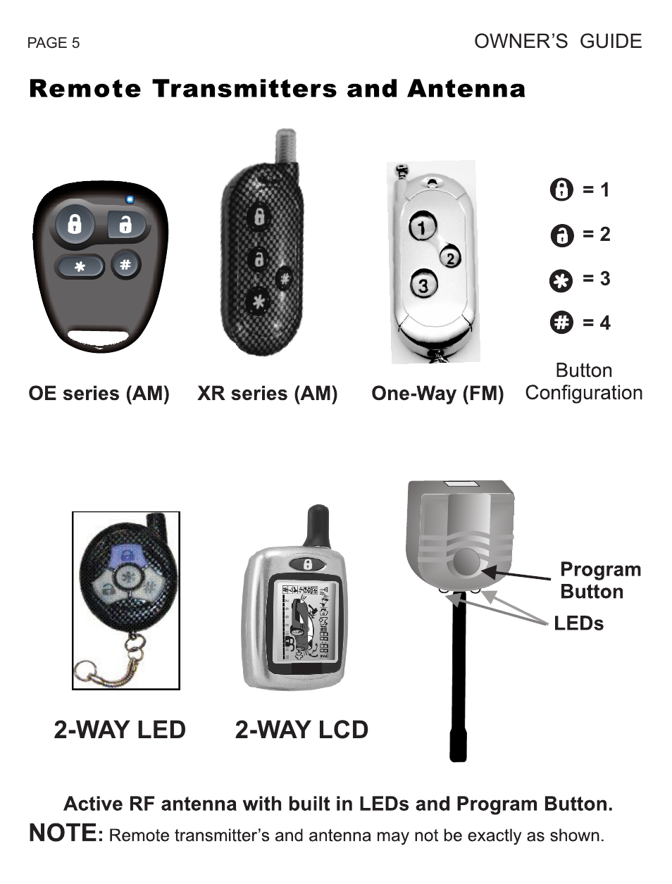 Way led 2-way lcd | Ultra Start 1271M User Manual | Page 5 / 20