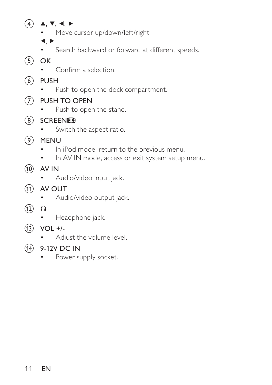 Philips docking entertainment system DCP746 User Manual | Page 13 / 27