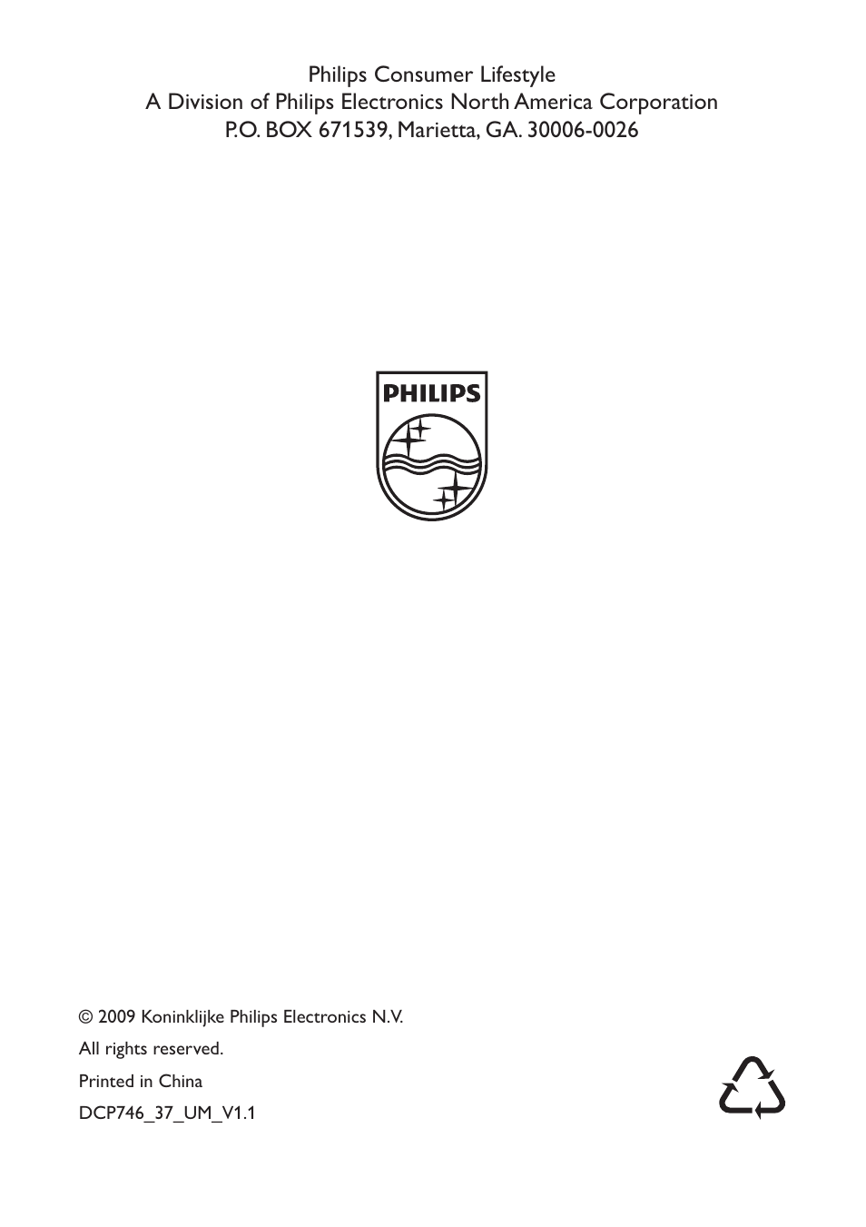 Philips docking entertainment system DCP746 User Manual | Page 27 / 27