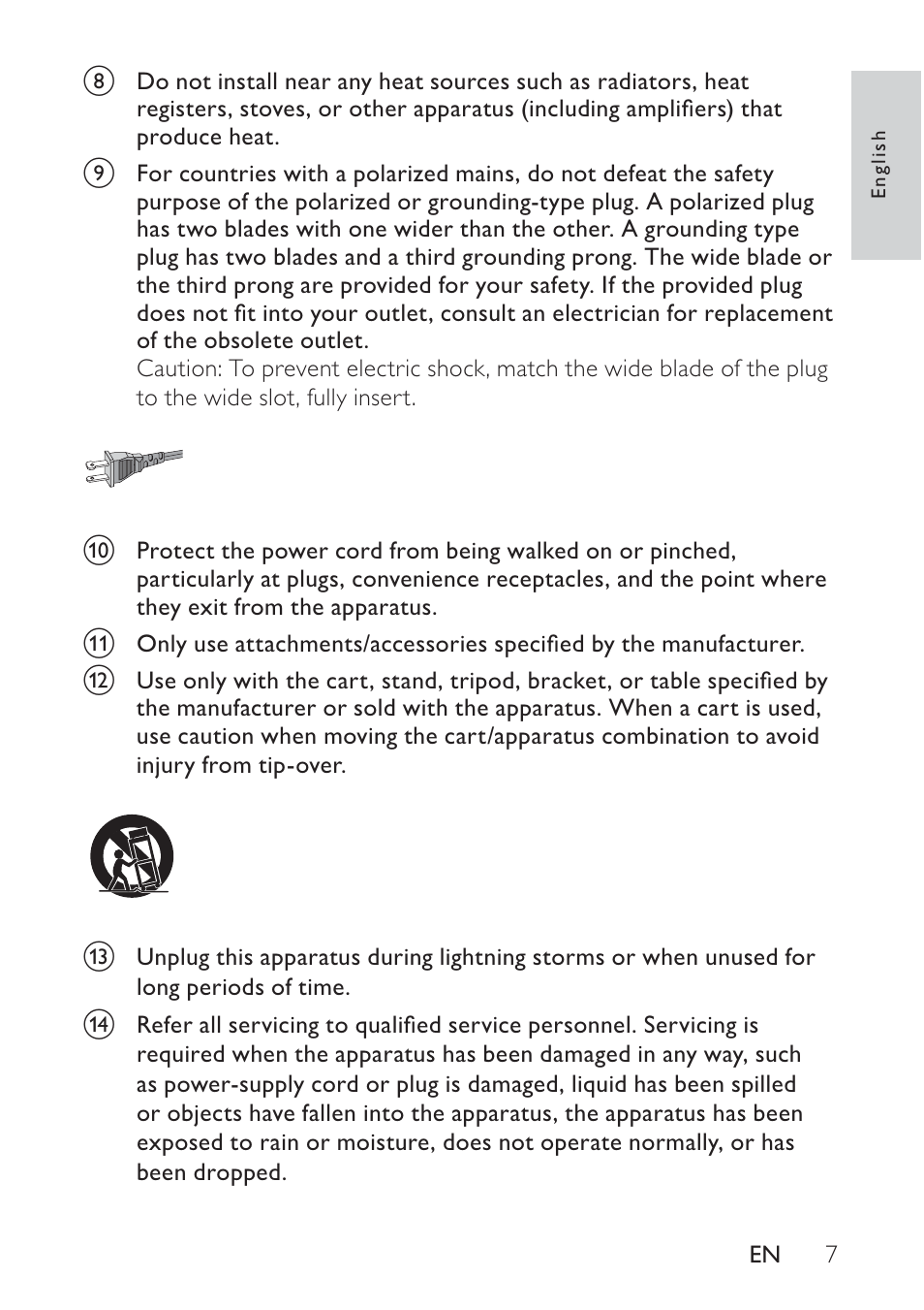 Philips docking entertainment system DCP746 User Manual | Page 6 / 27