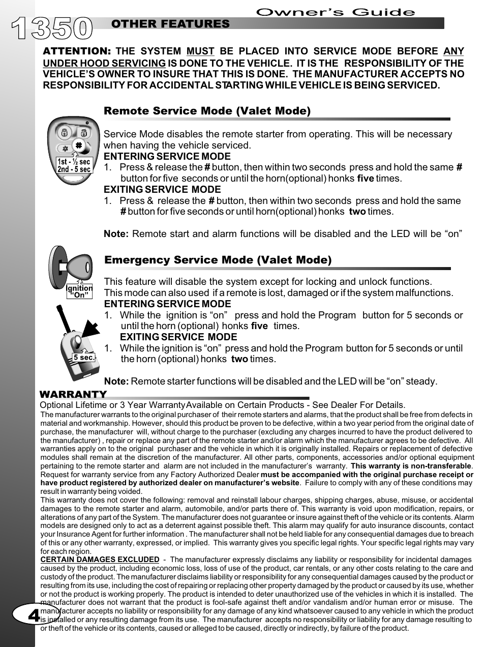 Ultra Start 1350 User Manual | Page 4 / 4