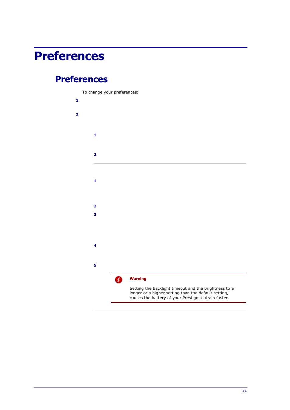 Preferences | Philips Prestigo Universal remote control SRT8215 Touch 15 in 1 User Manual | Page 36 / 50