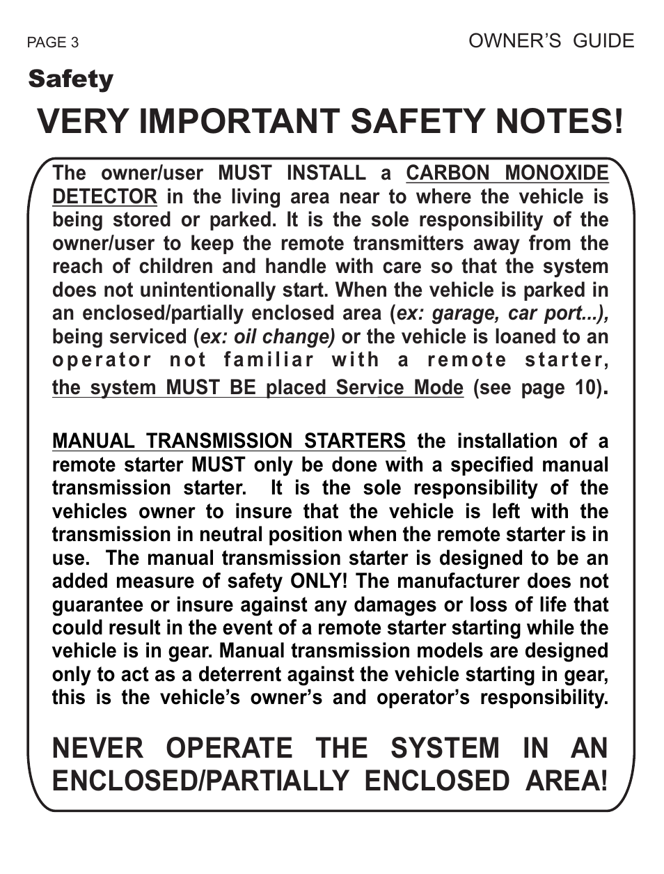 Ultra Start 1175 Series User Manual | Page 3 / 8