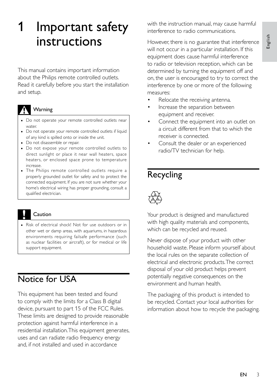 Philips SPS6010A-17 User Manual | Page 3 / 8