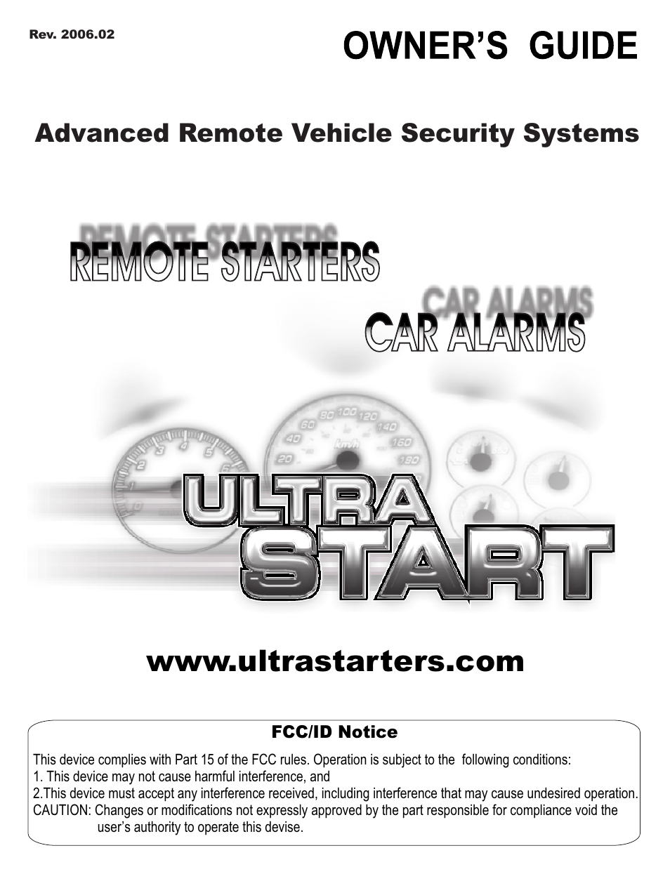 Ultra Start 670 Series User Manual | 16 pages