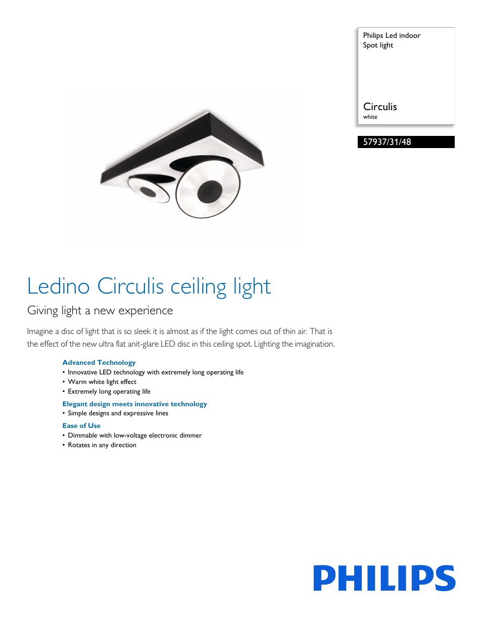 Philips 579373148 User Manual | 2 pages