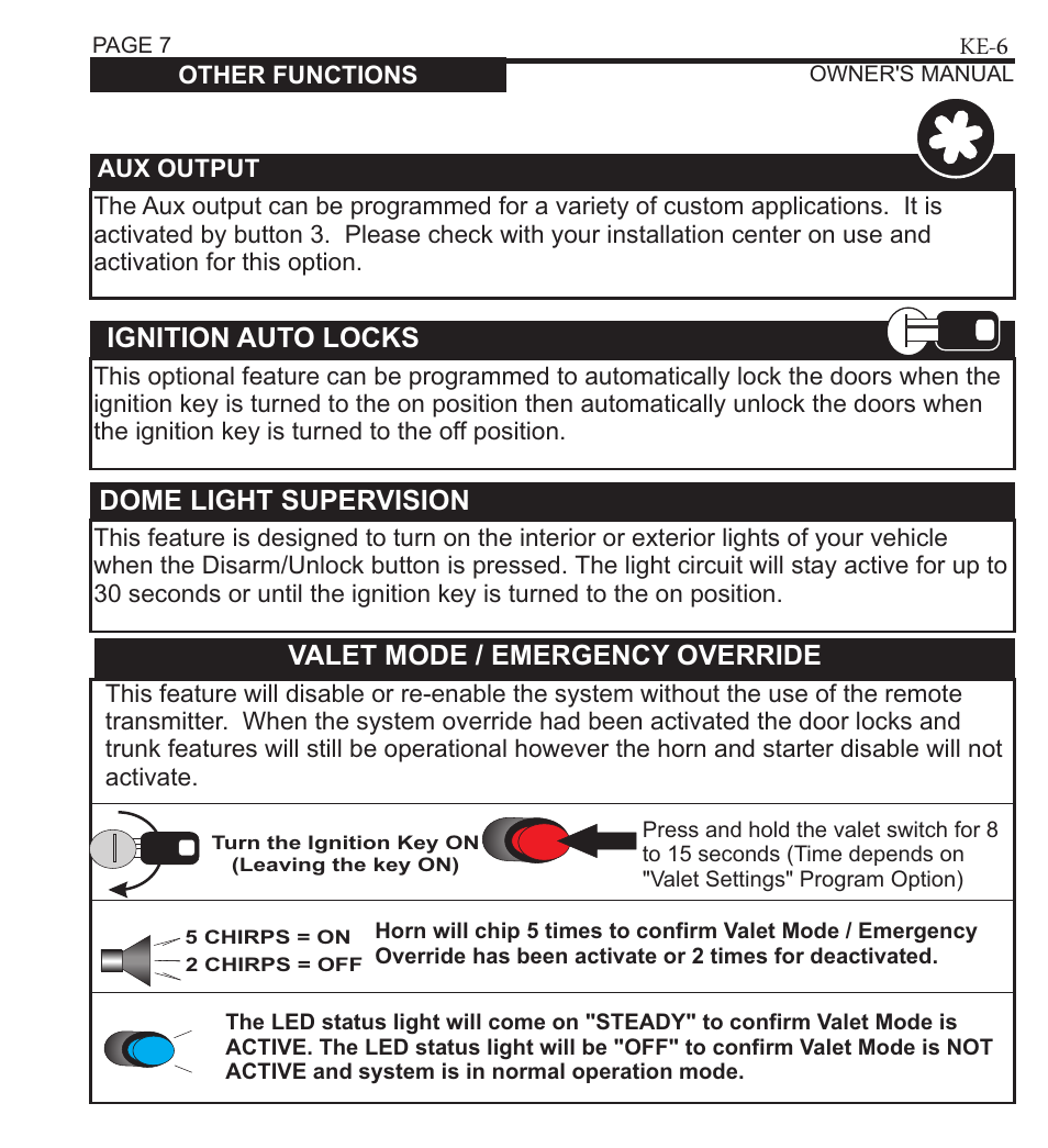Ke-6 | Ultra Start KE-6 User Manual | Page 7 / 8