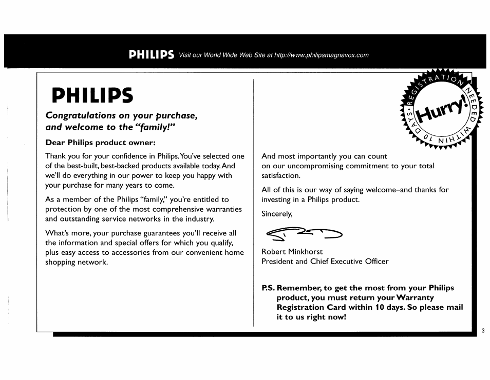Philips | Philips FW890P37 User Manual | Page 3 / 88