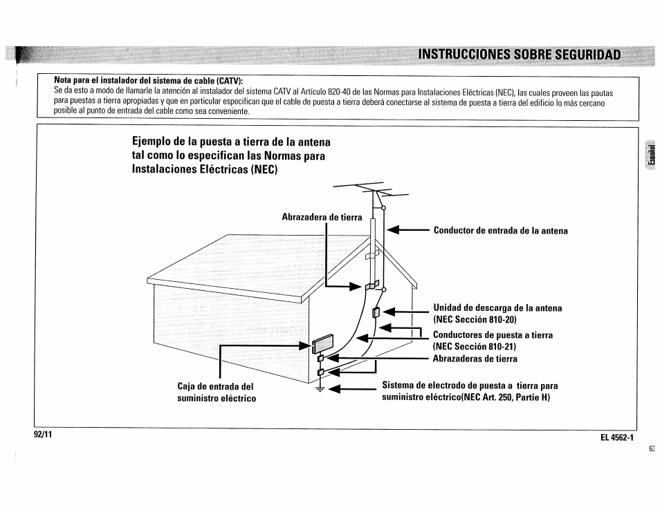El 4562-1 | Philips FW890P37 User Manual | Page 63 / 88