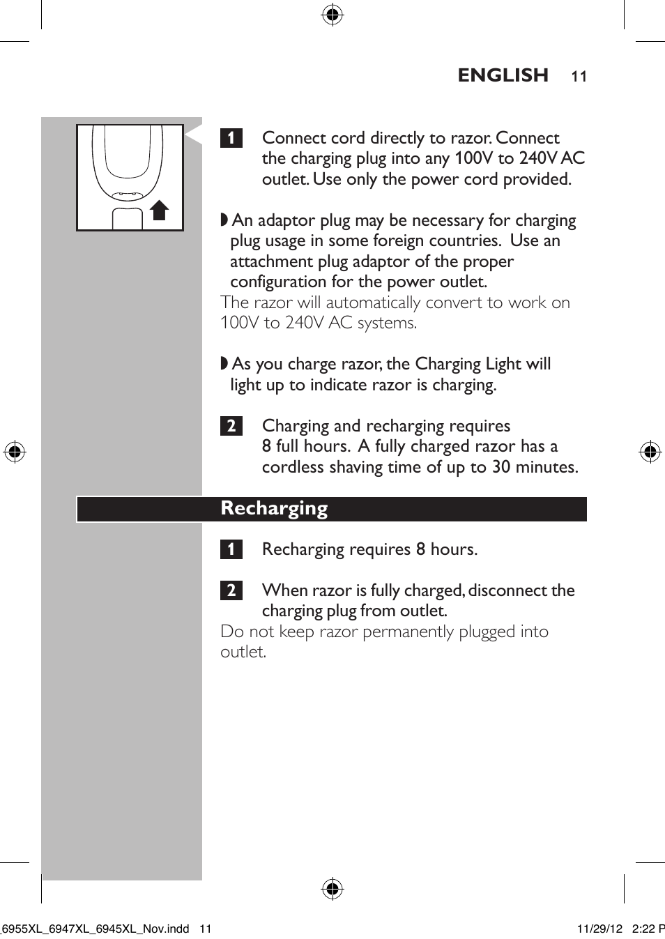 Philips 6947XL-41 User Manual | Page 11 / 40